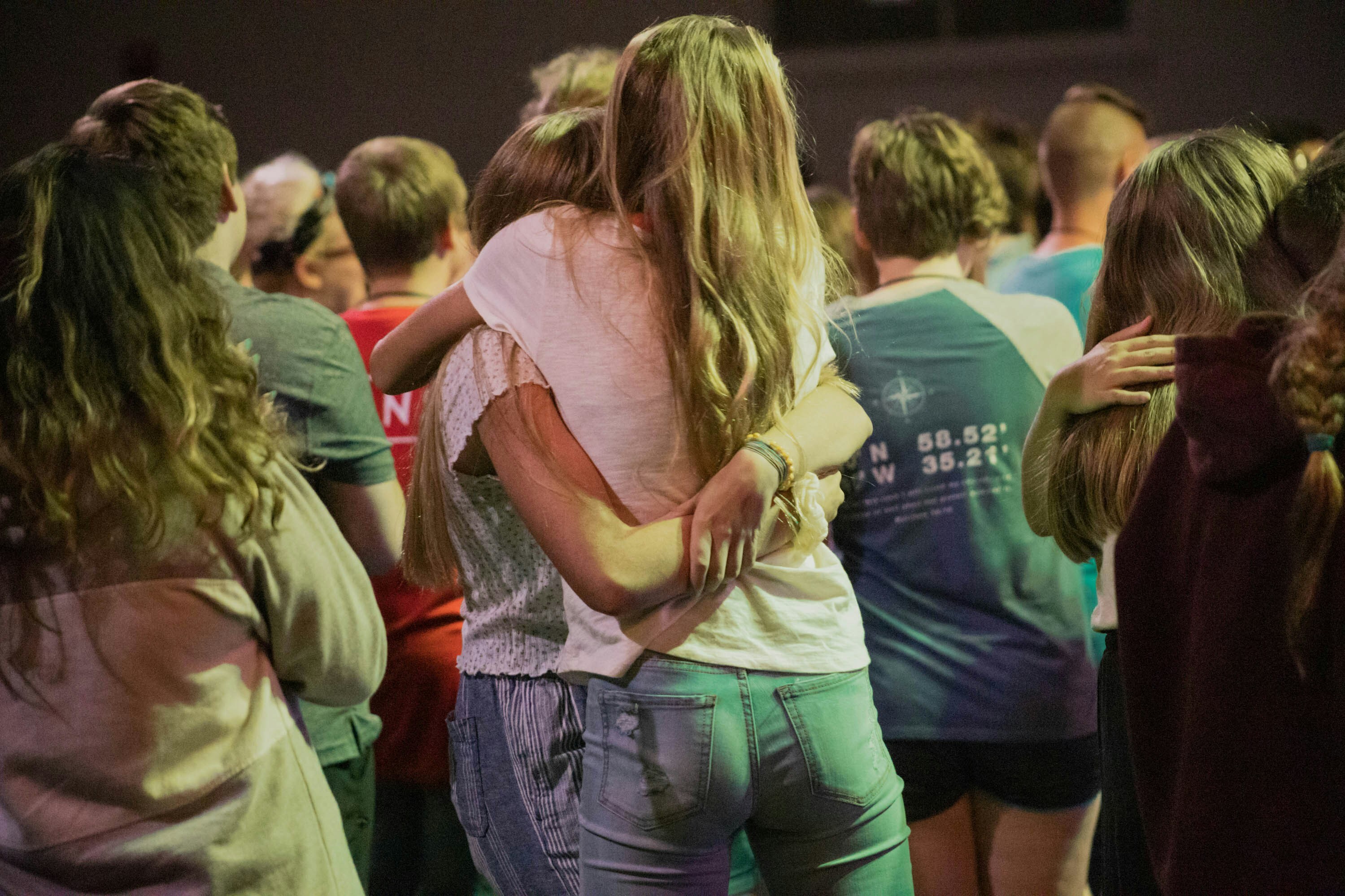 Two women at a gig