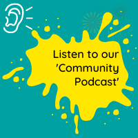 Listen to a community podcast
