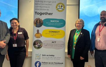 Image shows a group of new coordinators from across the West Midlands posing together. 