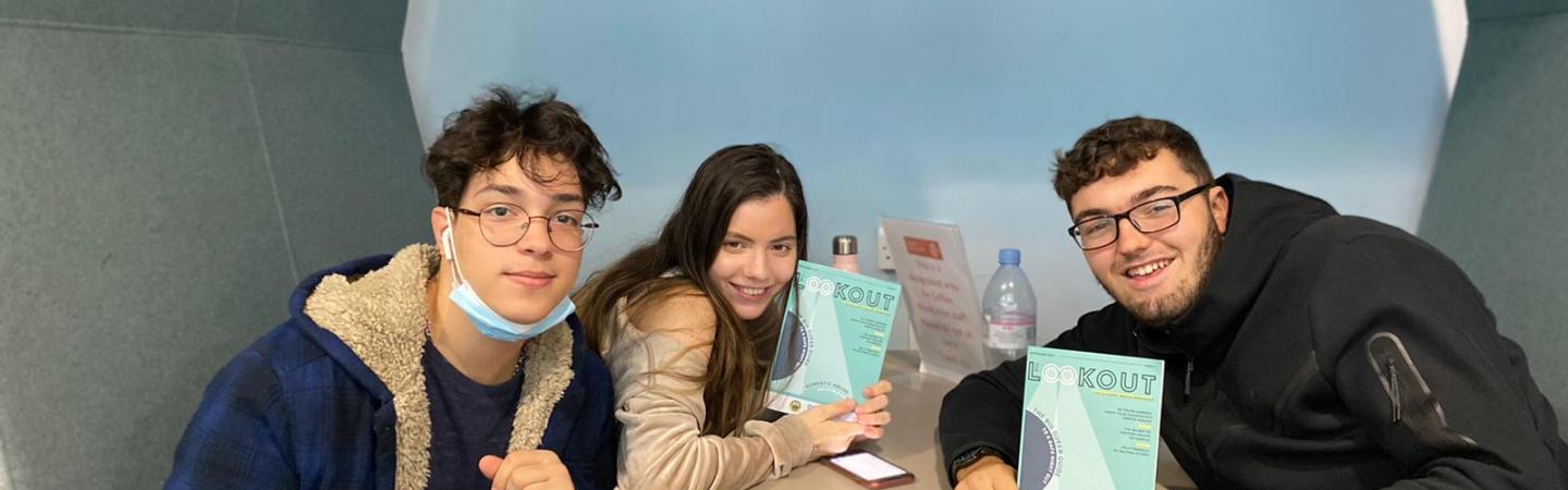 Young people with The Lookout